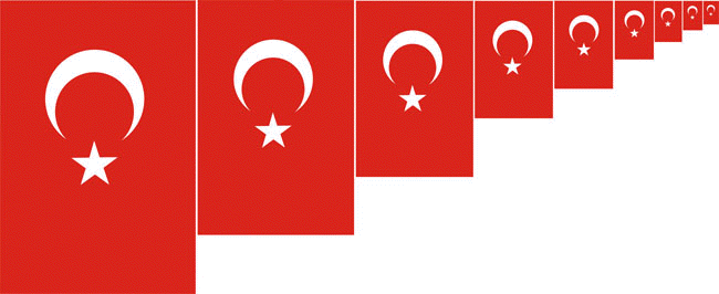 alpaka kumaş türk bayragı 